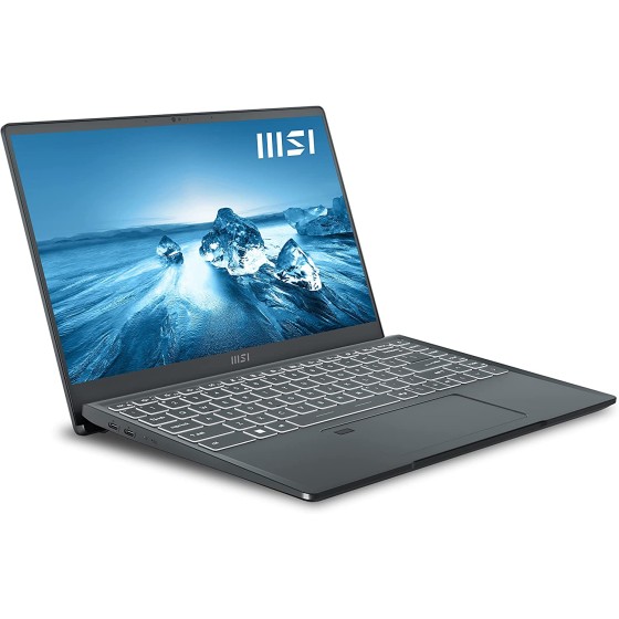 MSI 威望 14 EVO 14 英寸 FHD 超薄轻便专业笔记本电脑:英特尔酷睿 i7-1260P RTX 3050 16GB LPDDR4X 512GB NVMe SSD,Thunderbolt 4,MicroSD 读卡器,Win 11