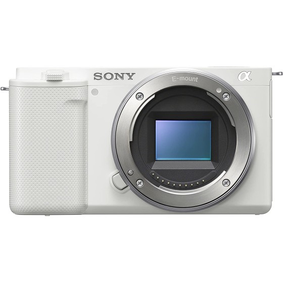 Sony 索尼 Alpha ZV-E10 - APS-C 可互换镜头无反镜 Vlog 相机 - 白色 仅机身